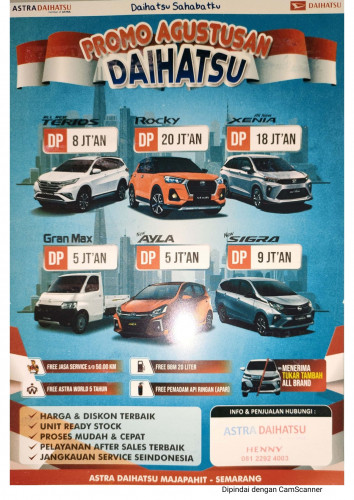Promo Daihatsu Jepara