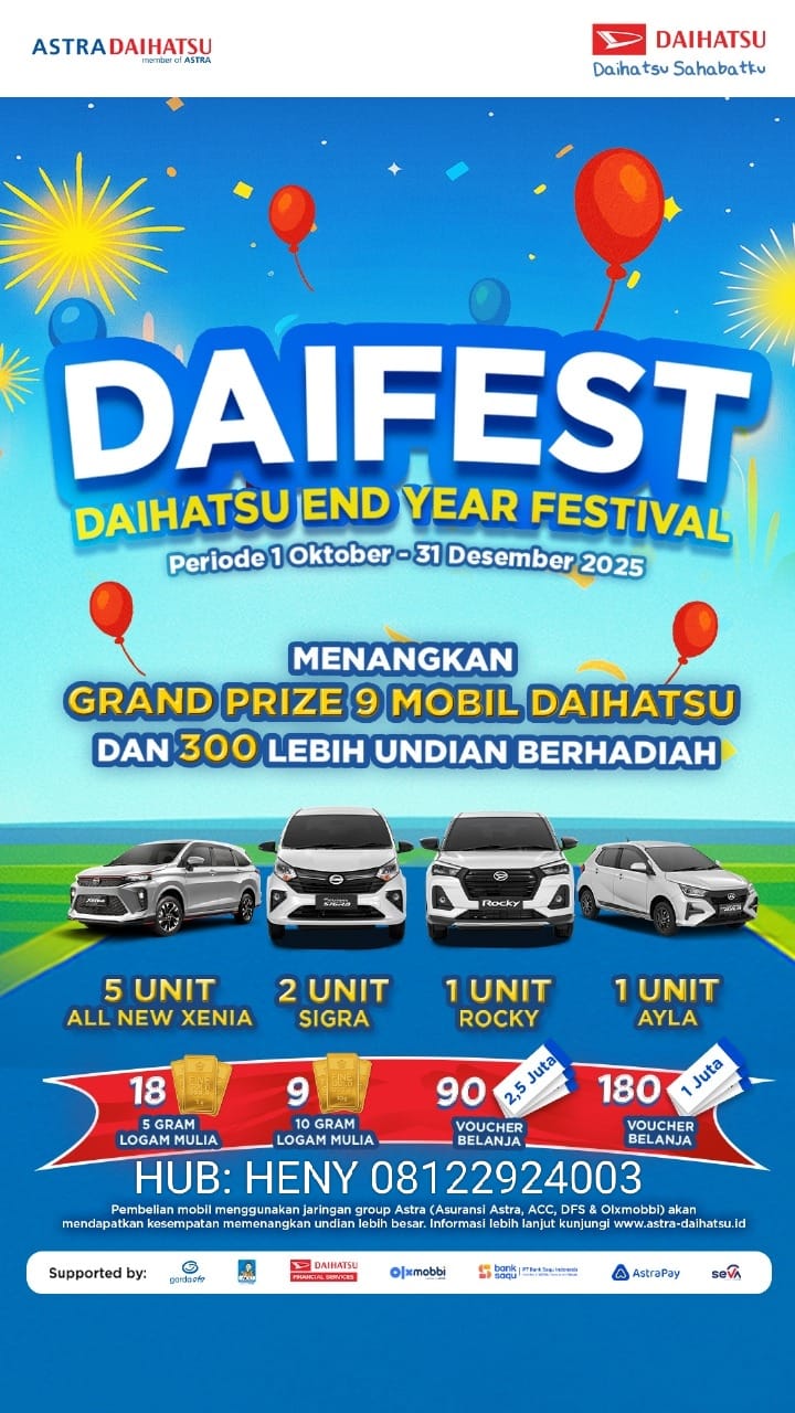 Promo Daifest Daihatsu Jepara 2025